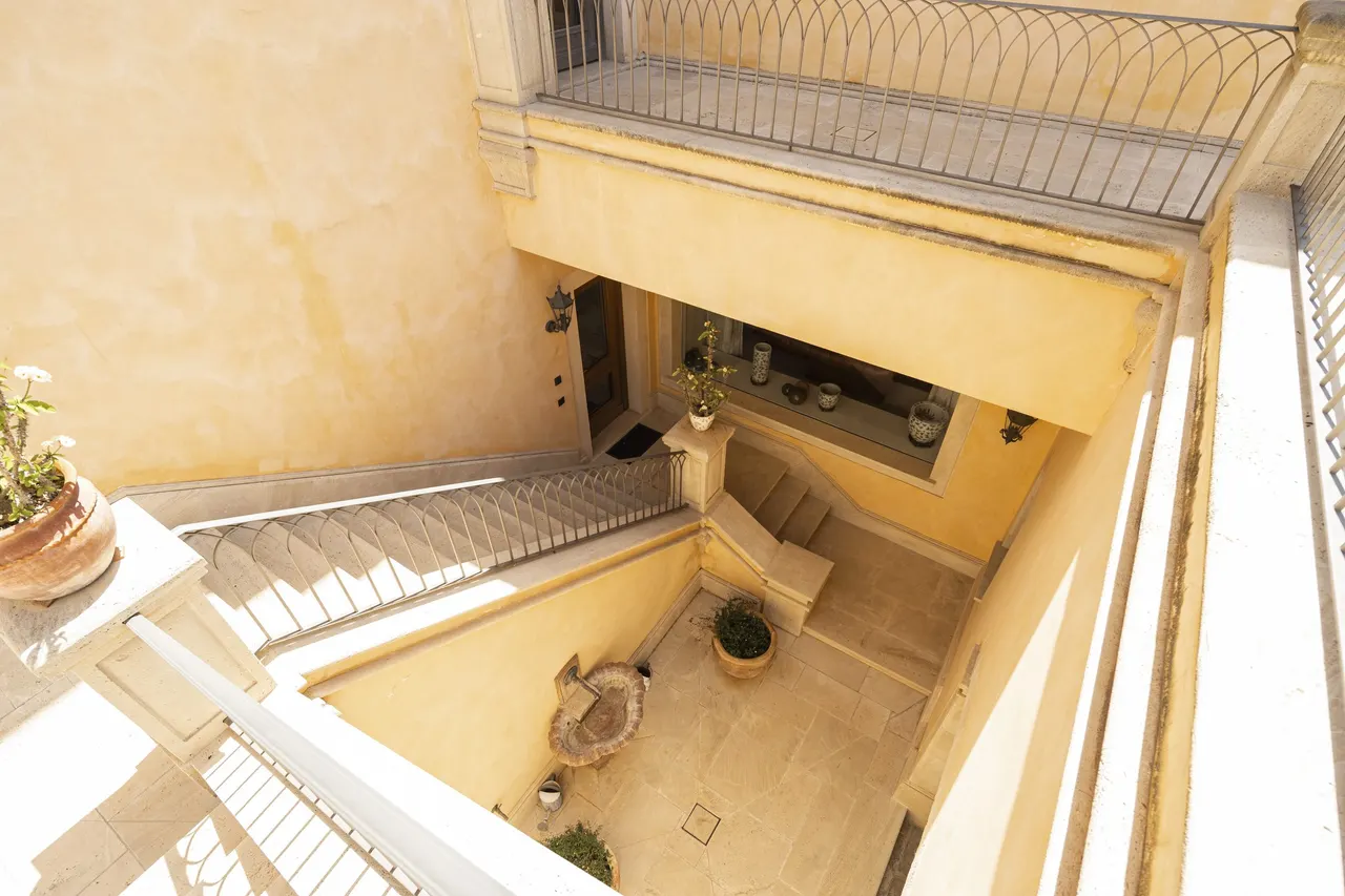 Aerial of Arabic House cloister